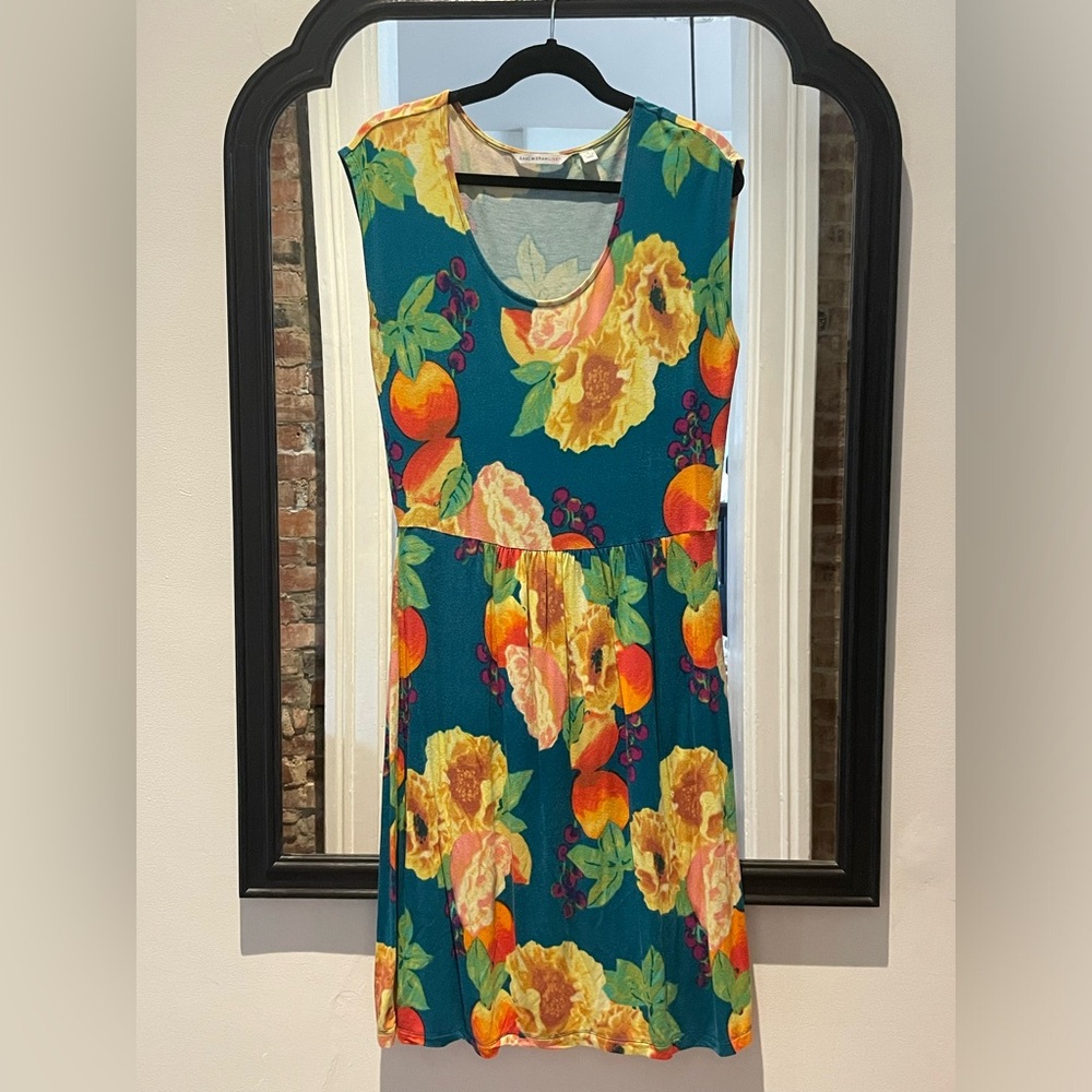 Isaac Mizrahi Cotton Fruit Dress (S/M)